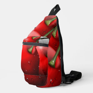 Bandolera Cerezas con gotas de excremento