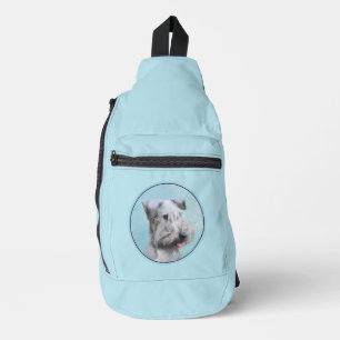 Bandolera Cesky Terrier Pintura Cuta Original Mascota Perro