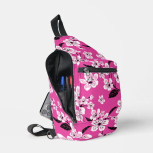 BANDOLERA CHERRY BLOSSOM - PATRÓN SAKURA EN ROSA