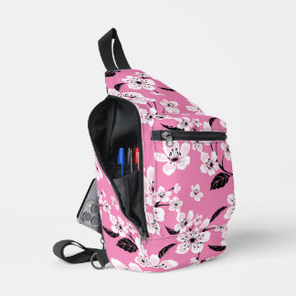 BANDOLERA CHERRY BLOSSOM - SAKURA PATTERN IN LITE PINK