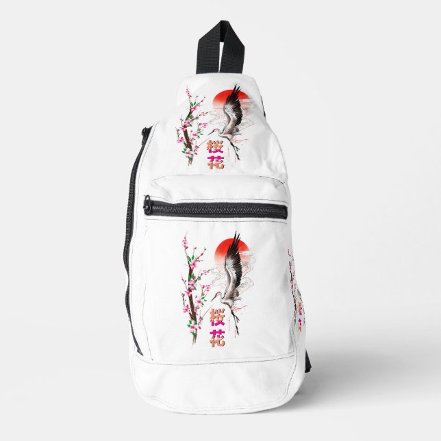 Bandolera Cherry Japan Pastel Sakura (Anverso)