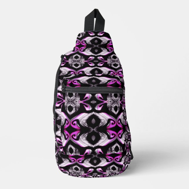 Bandolera Chica de gótico Magic Lilac Shadow Sling Bag (Anverso)