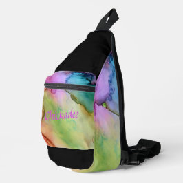 Bandolera "Chickadee" Print Cut Sew Bag