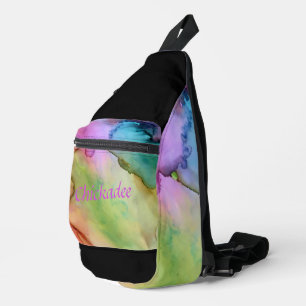 Bandolera "Chickadee" Print Cut Sew Bag