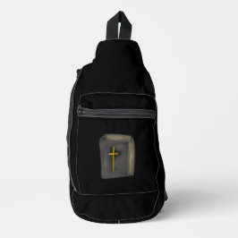 Bandolera Christian Missionary Backpack Sling Bag with Bible