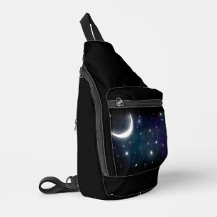 Bandolera Cielo Nocturno de Fantasía Luna y Estrellas
