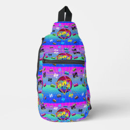 BANDOLERA CINTA DE CASSETTE RETRO DE LOS 80'S OLD SCHOOL