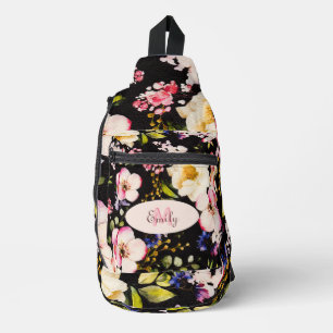 Bandolera Color de agua rosas amarillas rosas rosas rosas ne