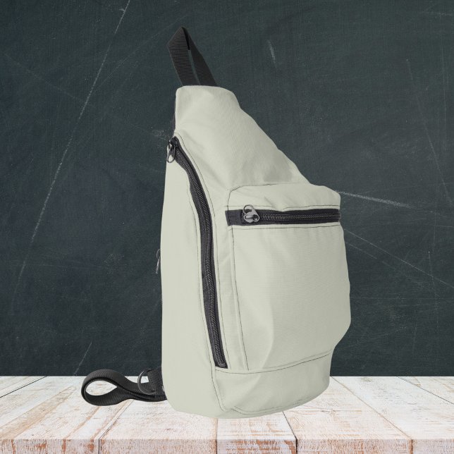 Bandolera Color sólido del sabio blanco (Subido por el creador)