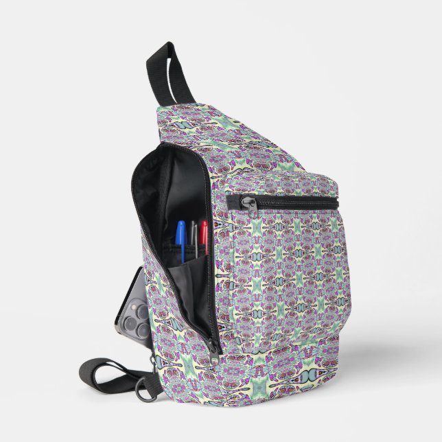 Bandolera Colores de agua artísticos (Abierto)