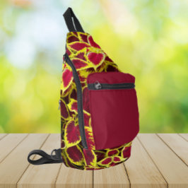 Bandolera Colorida planta de Coleus deja flores