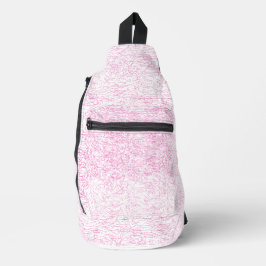 Bandolera Conjunto de carpetas abstractas rosadas para ofici