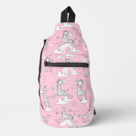 Bandolera Conjunto de líneas de animales de cebra