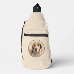 Bandolera Coonhound Americano Pintura Redtick Perro