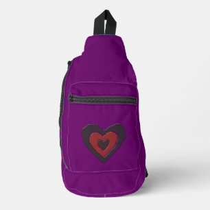 Bandolera Corazón de amor de fusión gótica