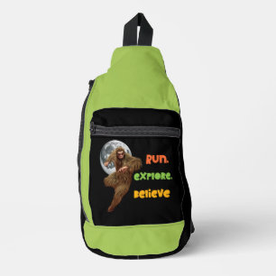 Bandolera Corriendo Aventura Sasquatch Creer Diseño