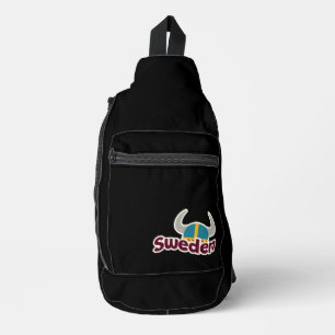 Bandolera Cultura sueca Cabeza de búfalo logotipo de Suecia