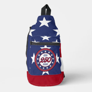 Bandolera Cumpleaños 250 de Estados Unidos con USA