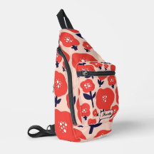 Cute Floral Seamless Pattern – Red Spring Flowers
