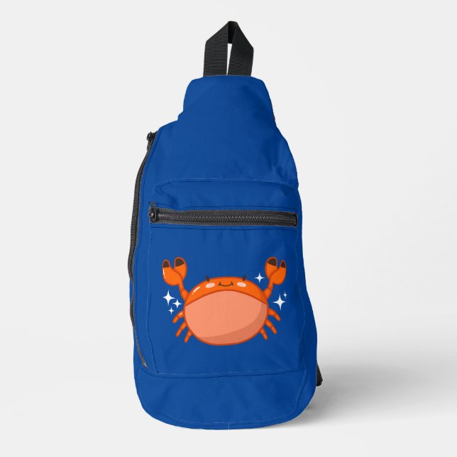 Bandolera Cute Kawaii Crab (Anverso)