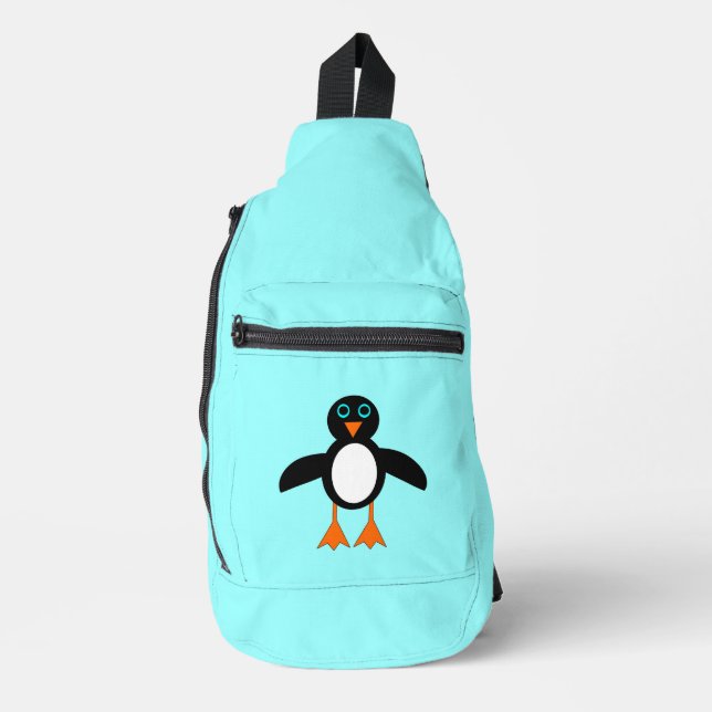 Bandolera Cute pingüino (Anverso)