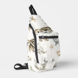 Bandolera Cute Watercolour Ocean Baby Animals 