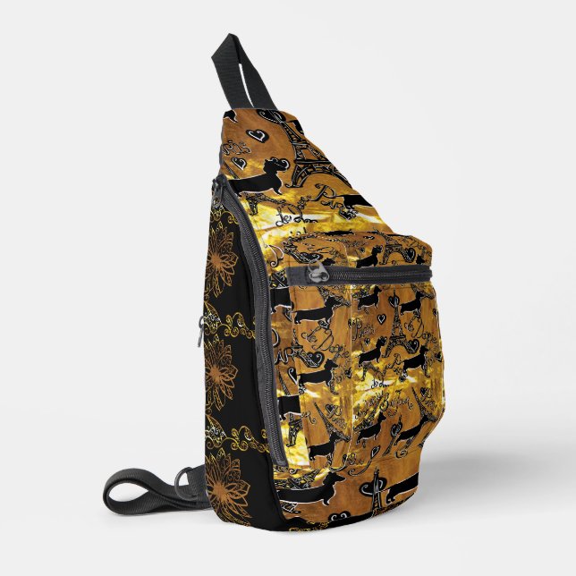 Bandolera Dachshund Oro (Esquina izquierda)