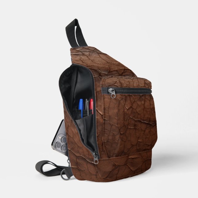 Bandolera De aspecto de cuero (Abierto)