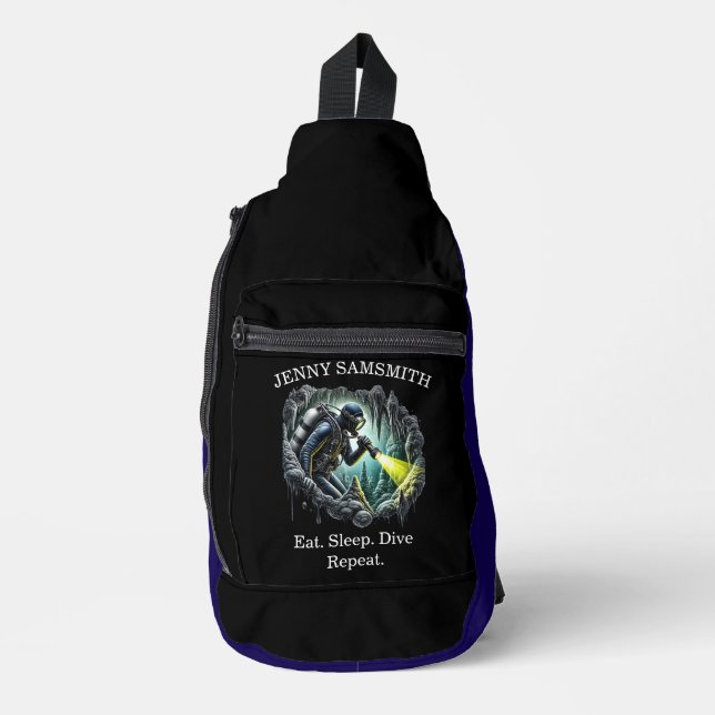 Bandolera Deep Dive Sling Bag: ¡Funcion Fun Meets! (Anverso)