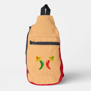 Bandolera Día de los Muertos Chilis Mexicanos