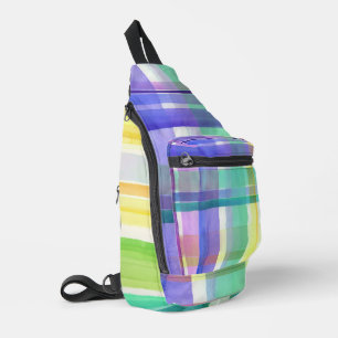 Bandolera Dibujo a Cuadros