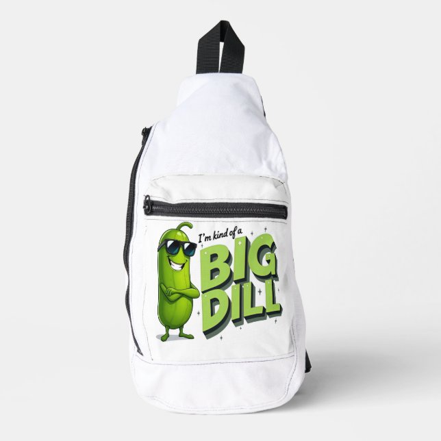 Bandolera Dill Pickles Lovers Gift - Divertidos diseños de P (Anverso)