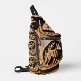Bandolera "Dingo Australiano: Una Estampa de la Naturaleza"
