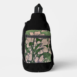 Bandolera Diseño Flor de Pink Verde