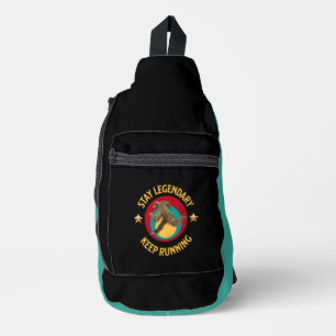 Bandolera Divertida Motivación para Correr de Bigfoot