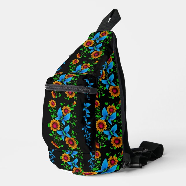Bandolera Doodle de flor  (Esquina derecha)