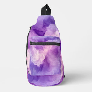 Bandolera Dreamy Purple Watercolor