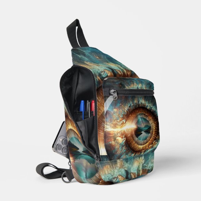 Bandolera Dubman Does Design: Eye of God, River of Hope (Abierto)