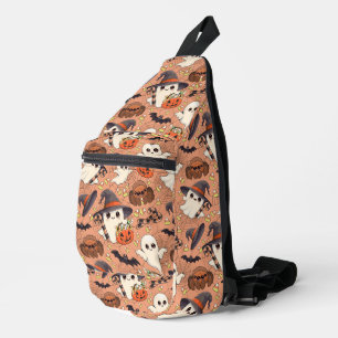Bandolera Dulce Fantasma de Halloween al Estilo Kawaii