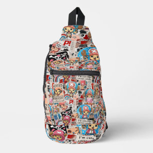 Bandolera Dulce Patrón de Colaje de Médico Pirata Kawaii M
