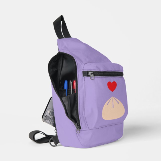 Bandolera Dumping Love Ube Sling Bag (Abierto)