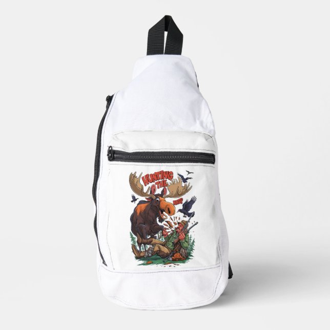 Bandolera El alce y la caza (Anverso)