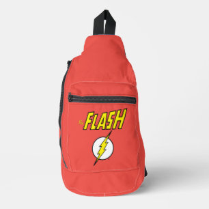 Bandolera El nombre de The Flash y el logotipo del rayo