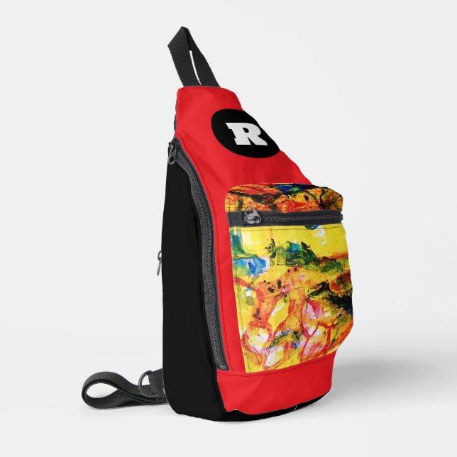 Bandolera El paisaje amarillo. (Esquina izquierda)