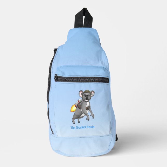 Bandolera El paseo en jetpack del koala (Anverso)