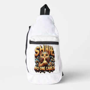 Bandolera Elegancia felina silenciada Shhh A nadie le import