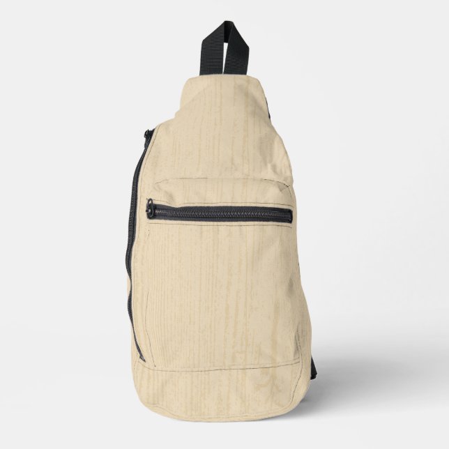 Bandolera Elegante grano de madera blanca español (Anverso)