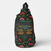 Elegante moda personalizada de libélula vintage bo