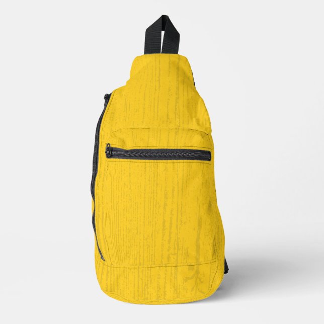 Bandolera Elegante Mostaza Amarillo Grain Sling Bag (Anverso)