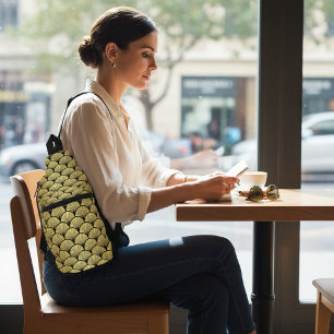 Bandolera Elegante patrón de ventilador de estilo Art Deco d